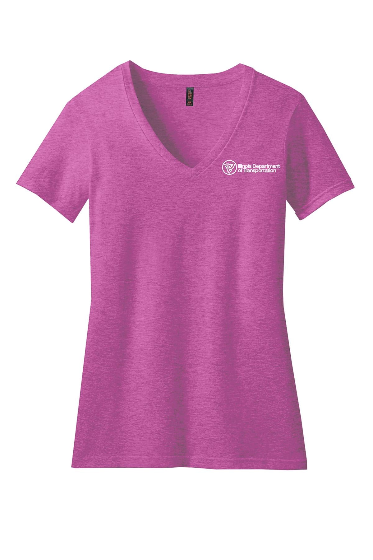 IDOT District ® Women’s Perfect Blend ® V-Neck Tee (E. DM1190L)