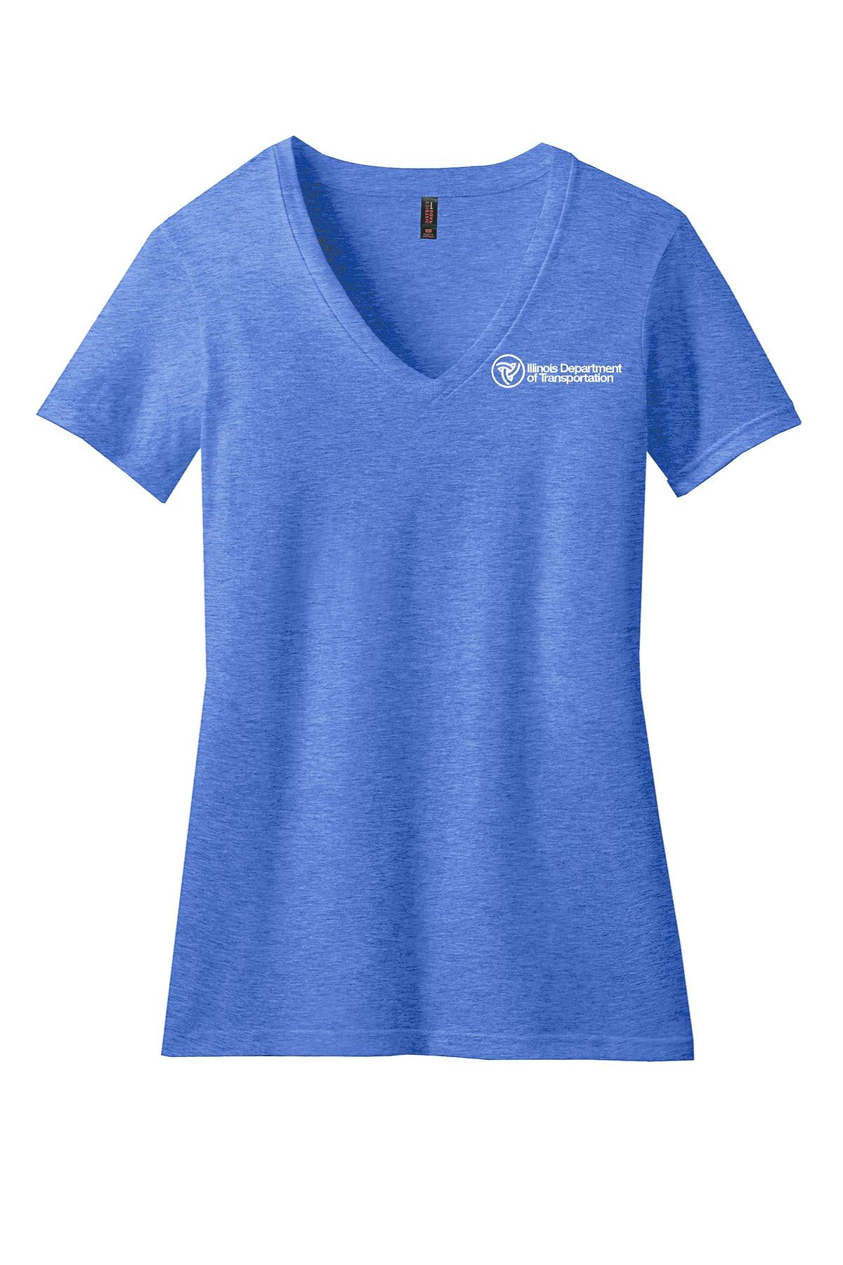 IDOT District ® Women’s Perfect Blend ® V-Neck Tee (E. DM1190L)
