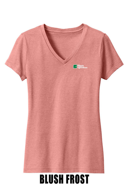 Illinois Department of Agriculture District ® Women’s Perfect Blend ® V-Neck Tee (E. DM1190L)