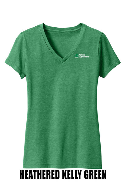 Illinois Department of Agriculture District ® Women’s Perfect Blend ® V-Neck Tee (E. DM1190L)