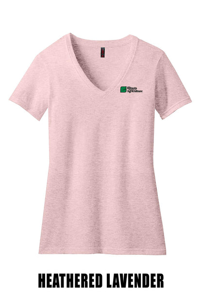 Illinois Department of Agriculture District ® Women’s Perfect Blend ® V-Neck Tee (E. DM1190L)