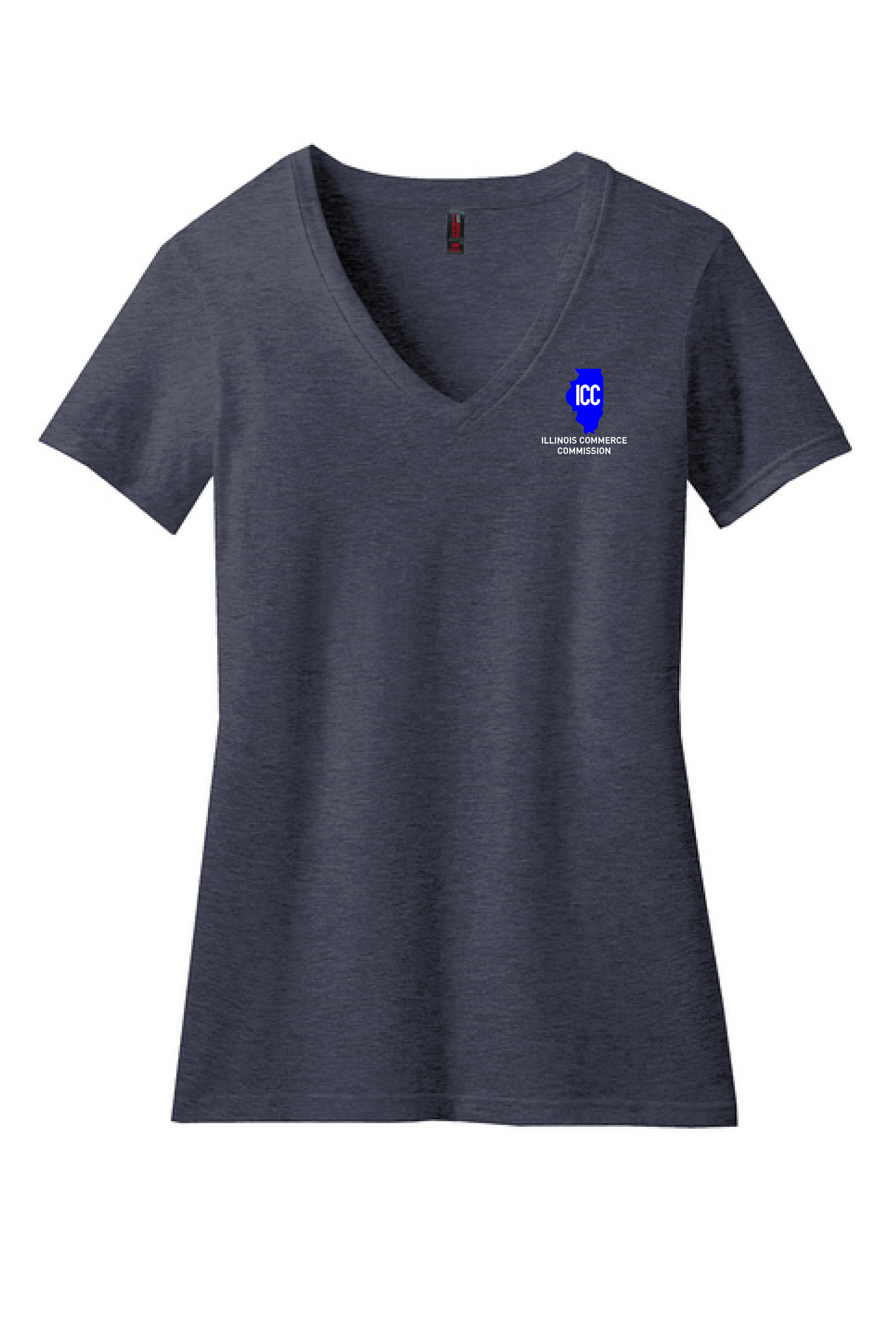 Illinois Commerce Commission District ® Women’s Perfect Blend ® V-Neck Tee (E. DM1190L)