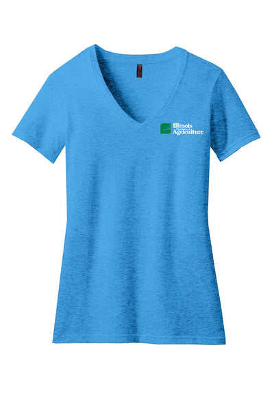Illinois Department of Agriculture District ® Women’s Perfect Blend ® V-Neck Tee (E. DM1190L)