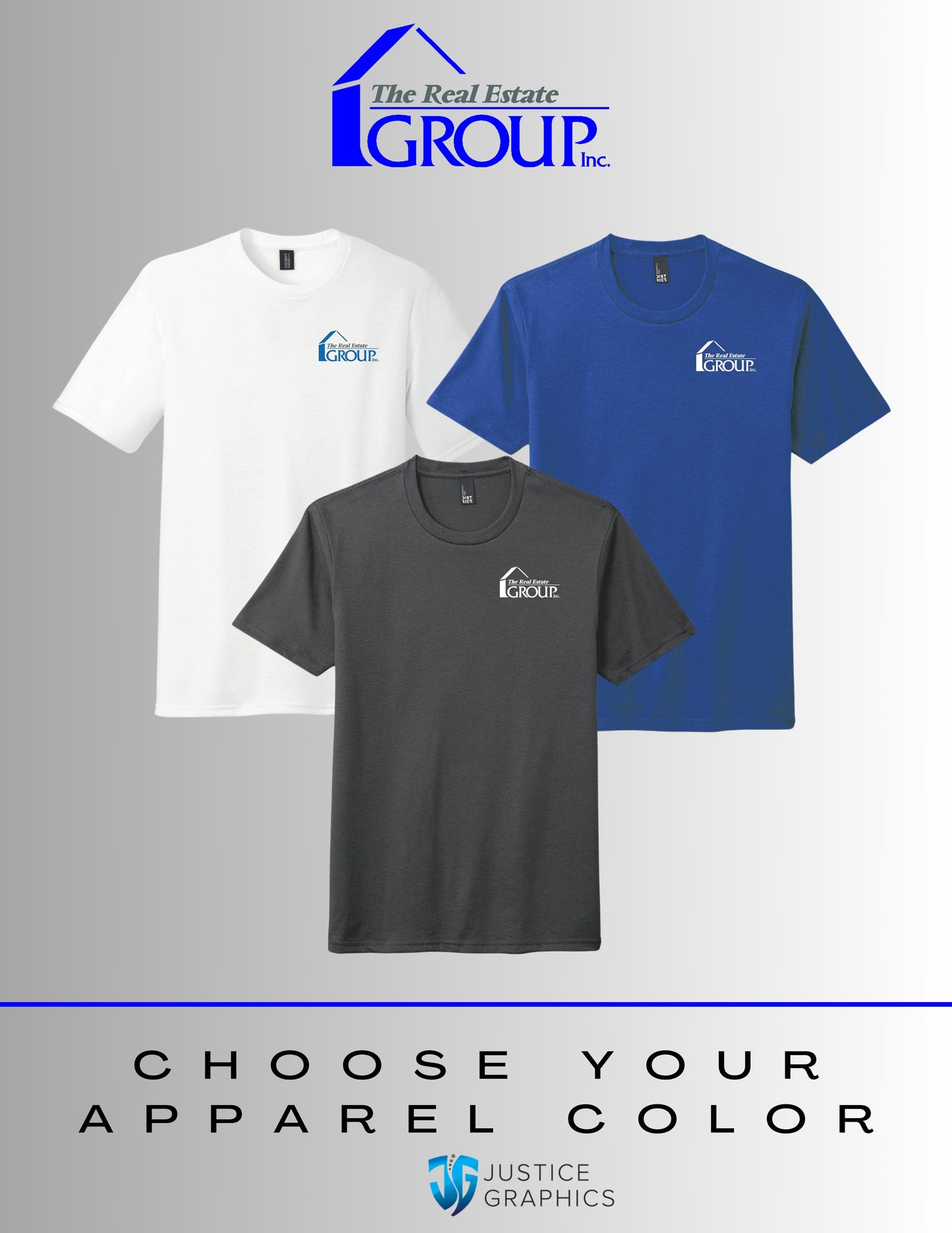 The Real Estate Group District ® Perfect Tri ® Tee (E.DM130)