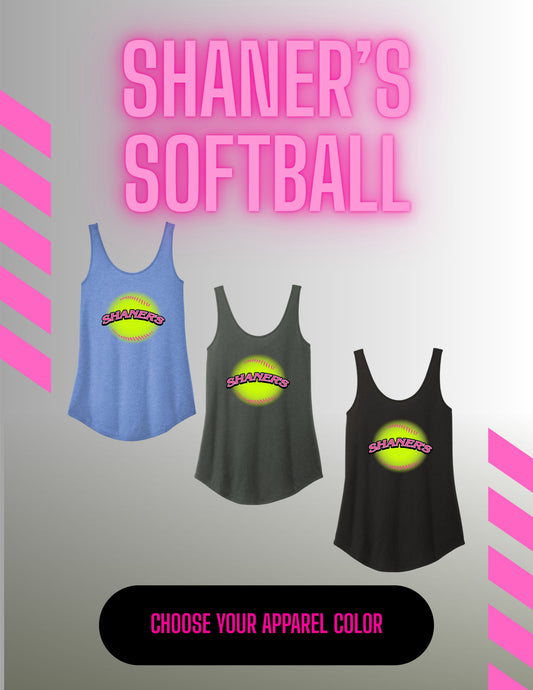 Shaner's Softball District® Women’s Perfect Tri® Relaxed Tank (P. DT151)