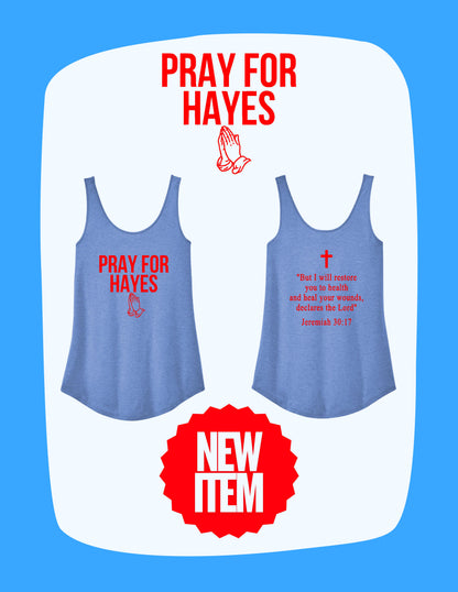 Pray For Hayes District® Women’s Perfect Tri® Relaxed Tank (P. DT151)