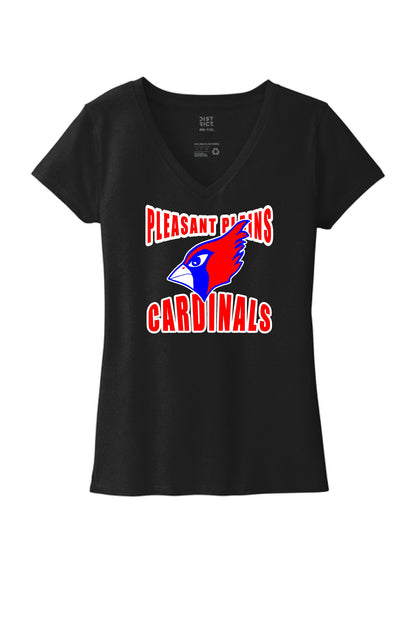 PP CARDINALS District WOMENS V-Neck T-Shirt (P.DT8001)