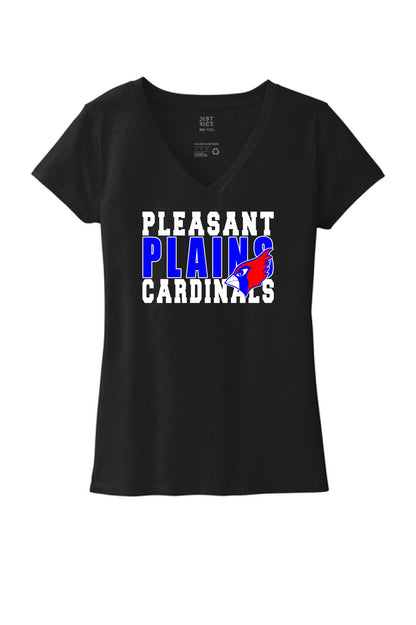 PP CARDINALS District WOMENS V-Neck T-Shirt (P.DT8001)