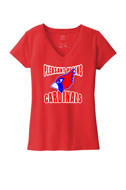 PP CARDINALS District WOMENS V-Neck T-Shirt (P.DT8001)