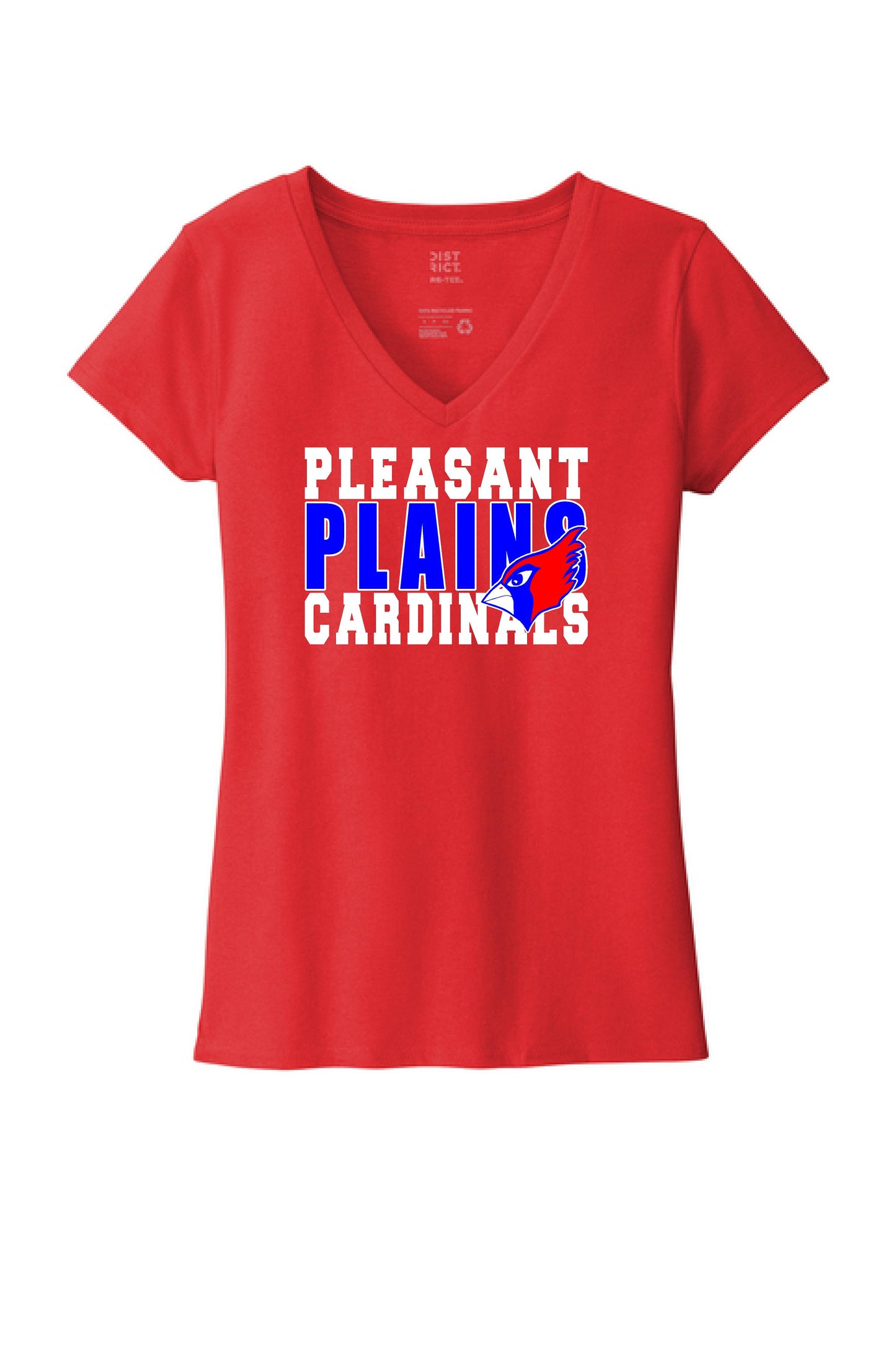 PP CARDINALS District WOMENS V-Neck T-Shirt (P.DT8001)