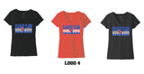 PP CARDINALS District WOMENS V-Neck T-Shirt (P.DT8001)