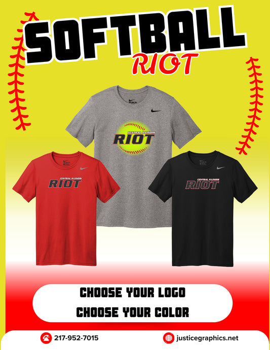RIOT SOFTBALL Nike Legend Tee (P.DV7299)