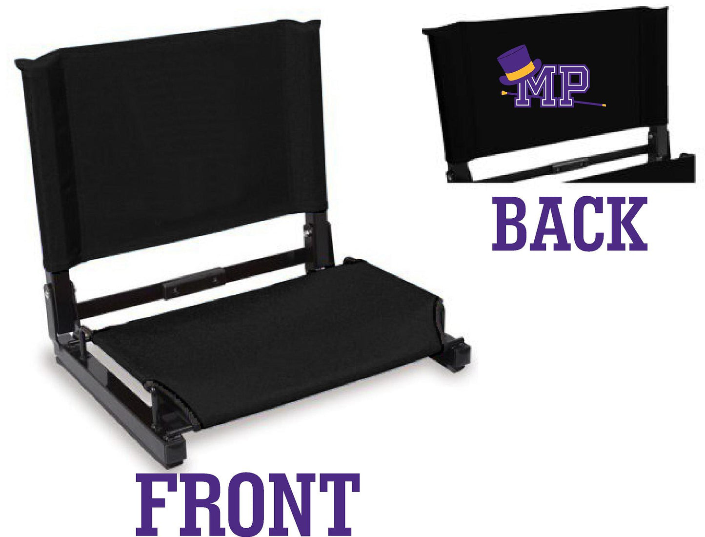 Mount Pulaski Toppers Athletic Specialties Stadium Seat (P.E171308)