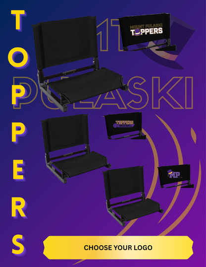 Mount Pulaski Toppers Athletic Specialties Stadium Seat (P.E171308)