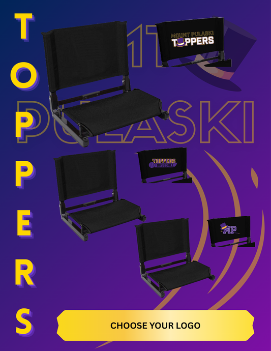 Mount Pulaski Toppers Athletic Specialties Stadium Seat (P.E171308)
