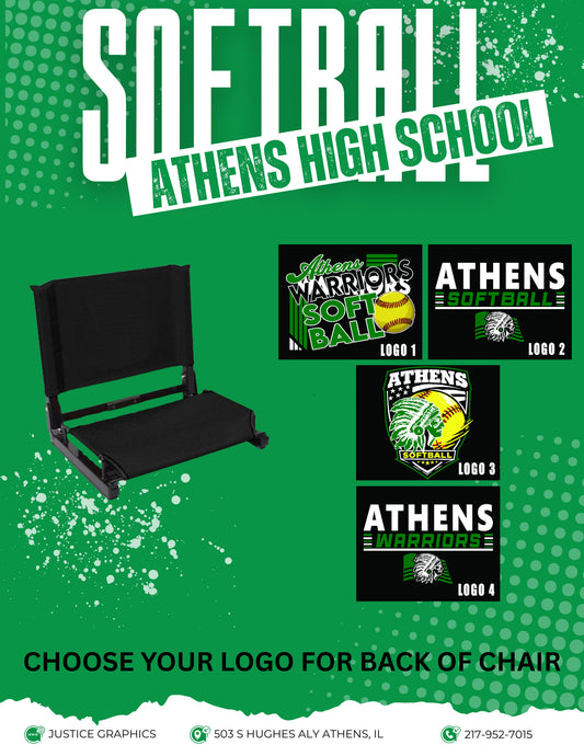 Athens High School Softball Athletic Specialties Stadium Seat (P.E171308)
