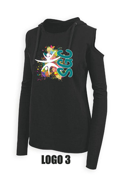 Springfield Gymnastics Center RAW EDGE HOODIE (P.ABB.ELAINA)