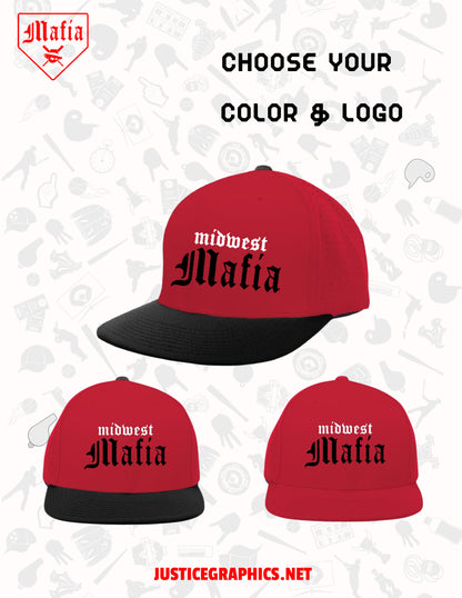MAFIA BASEBALL/SOFTBALL PERFORATED PERFORMANCE FLEXFIT® CAP (E. ES474)