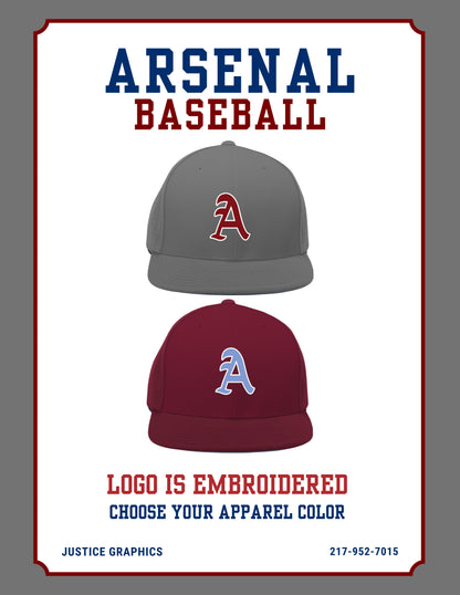 Arsenal Baseball PERFORATED PERFORMANCE FLEXFIT® CAP (E. ES474)