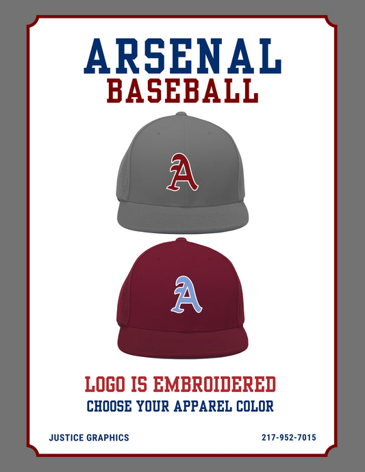 Arsenal Baseball PERFORATED PERFORMANCE FLEXFIT® CAP (E. ES474)