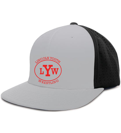 Lincoln Youth Wrestling PERFORATED PERFORMANCE FLEXFIT® CAP (E. ES474)