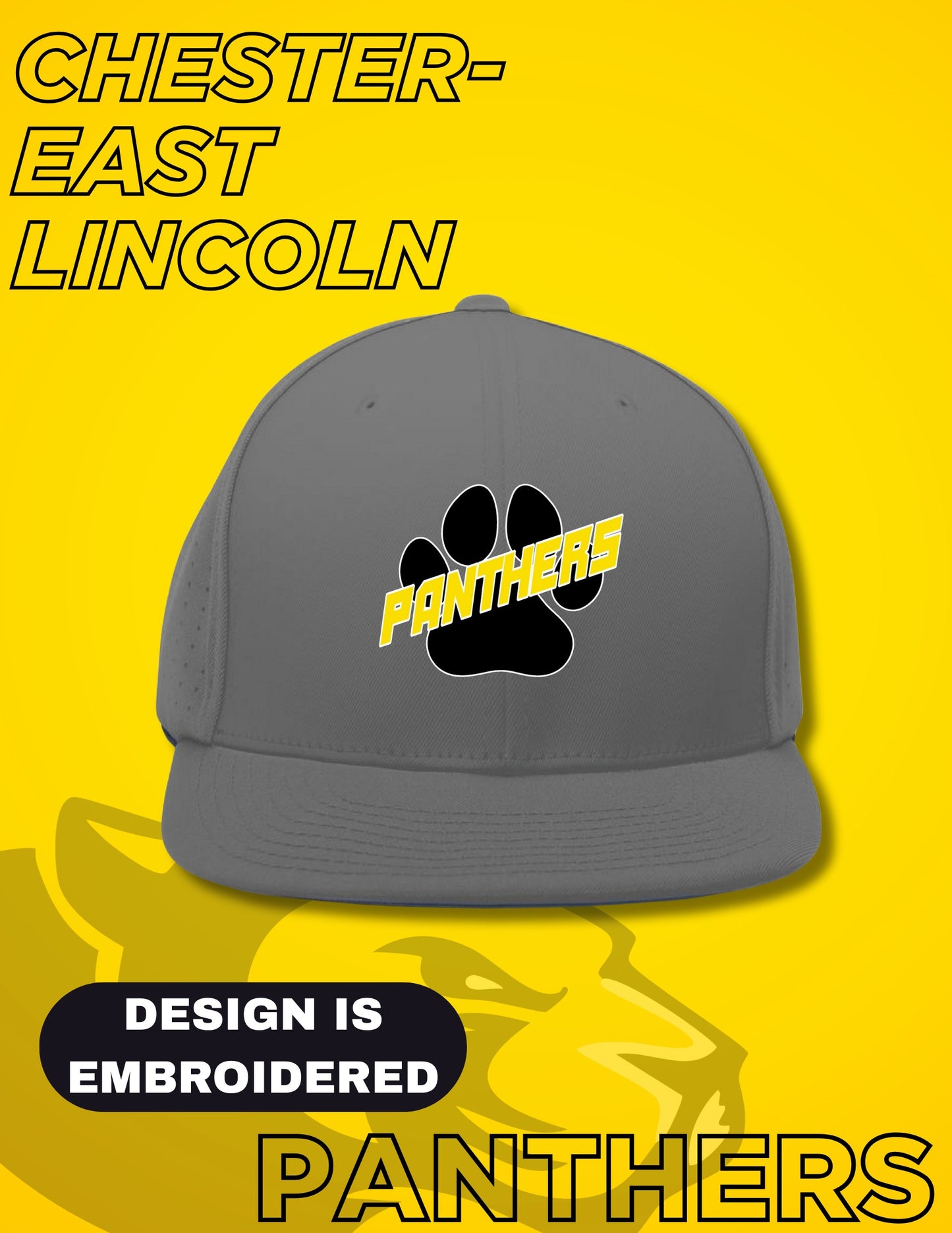 Chester-East Lincoln PERFORATED PERFORMANCE FLEXFIT® CAP (E. ES474)
