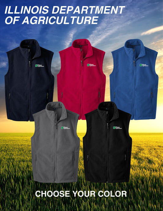 Illinois Department of Agriculture Port Authority® Value Fleece Vest (E.F219)