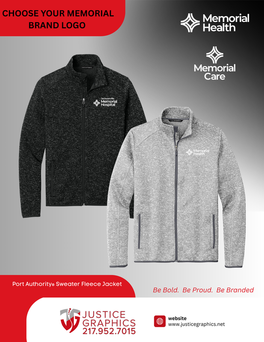 Memorial HEALTH/CARE Unisex Sweater Fleece Jacket (E.F232/L232)