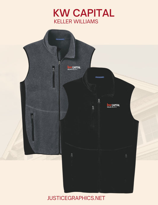 KW CAPITAL Port Authority® R-Tek® Pro Fleece Full-Zip Vest (E.F228)