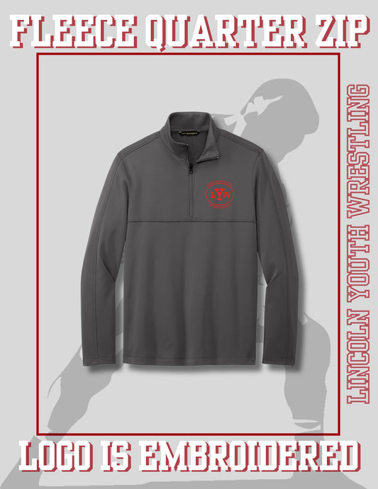 Lincoln Youth Wrestling Port Authority® Smooth Fleece 1/4-Zip (E.F804)