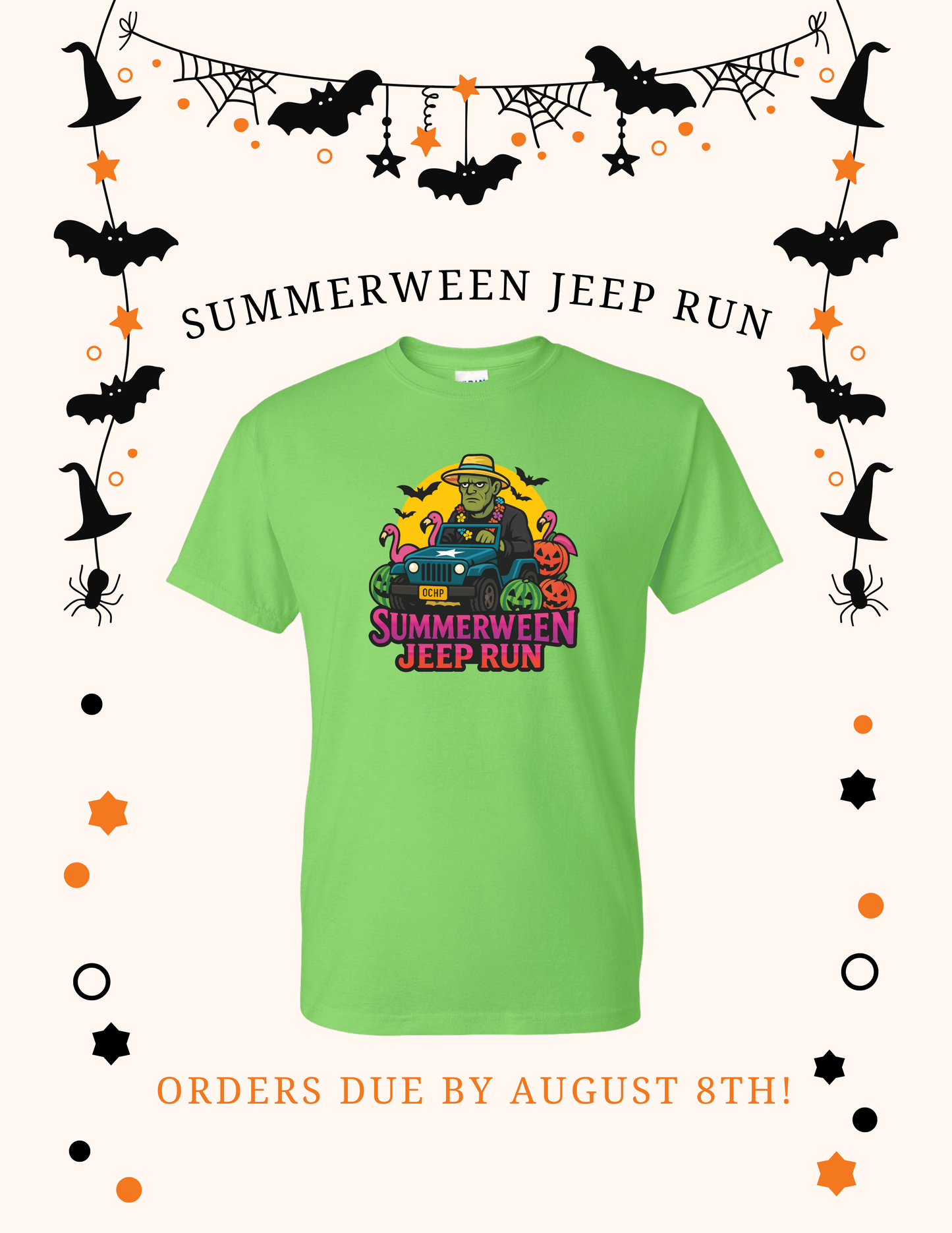 SUMMERWEEN JEEP RUN Unisex T-shirt (P.8000/8000B)