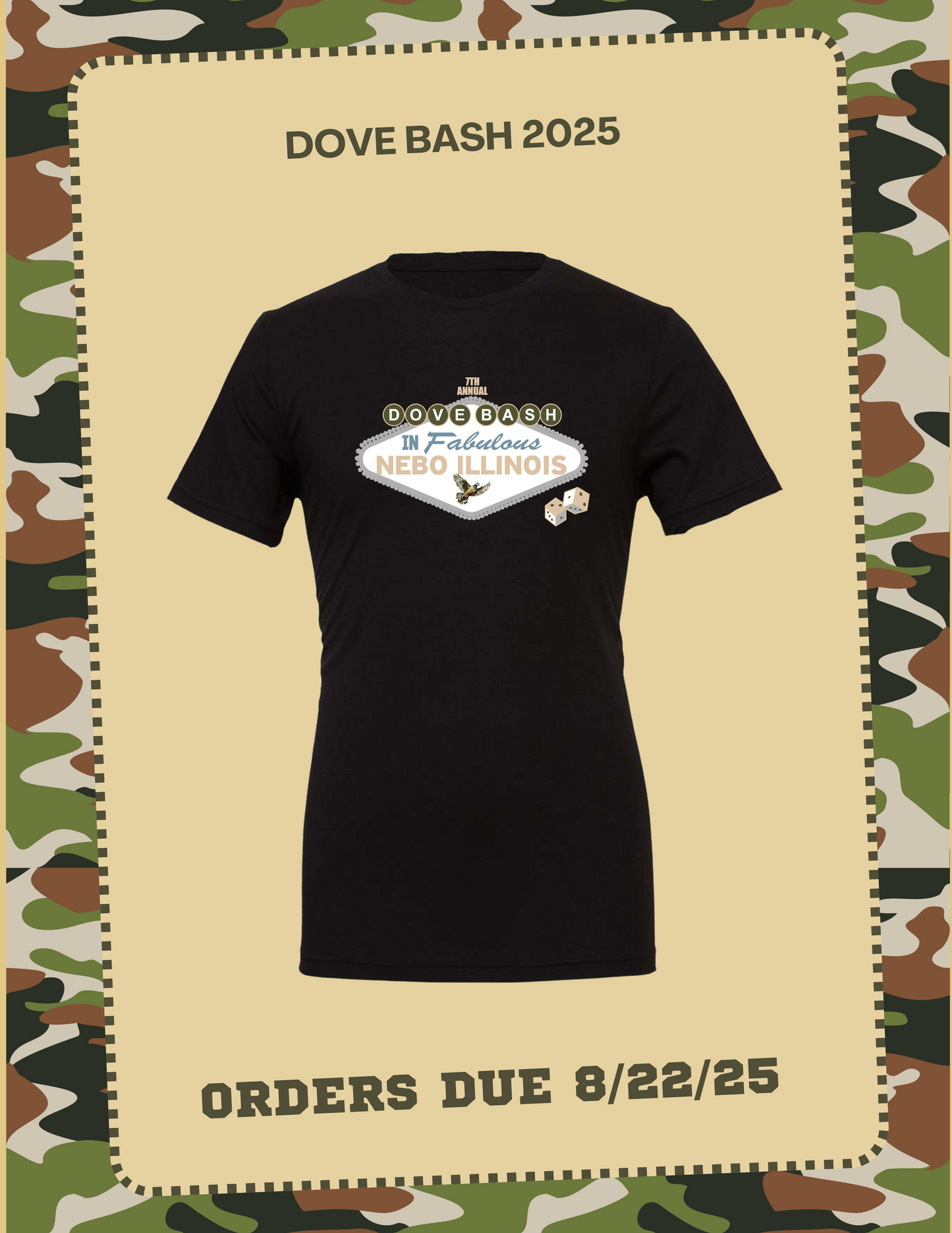 DOVE BASH 2025 T-Shirt (P.3001CVC/ 3001YCVC)