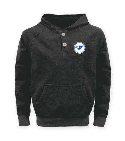 PORTA BLUEJAYS GAST KIDS HENLEY HOODIE (E.ABB)