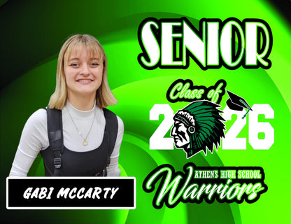 CUSTOM SENIOR GRAD YARD SIGN