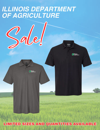 Illinois Department of Agriculture Gildan Performance Polo (E)