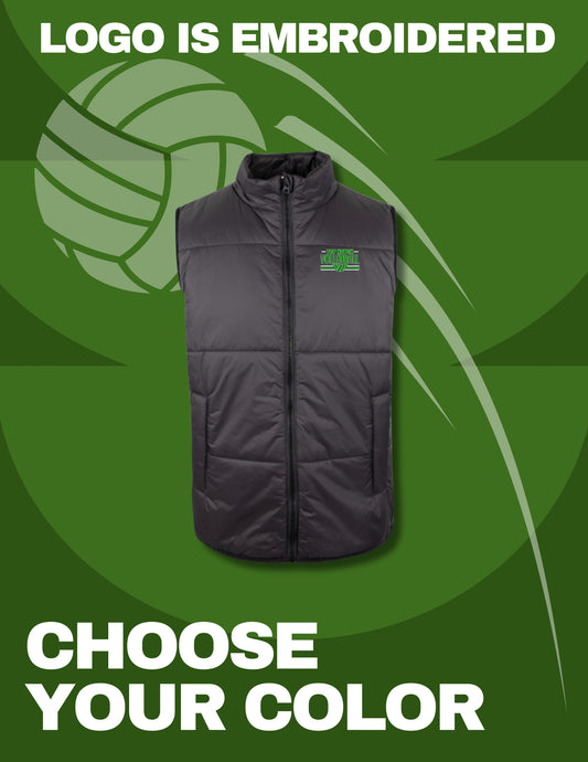 TOP NOTCH VOLLEYBALL LADIES/MEN'S PUFFER VEST (E.ABB.HARLOW)