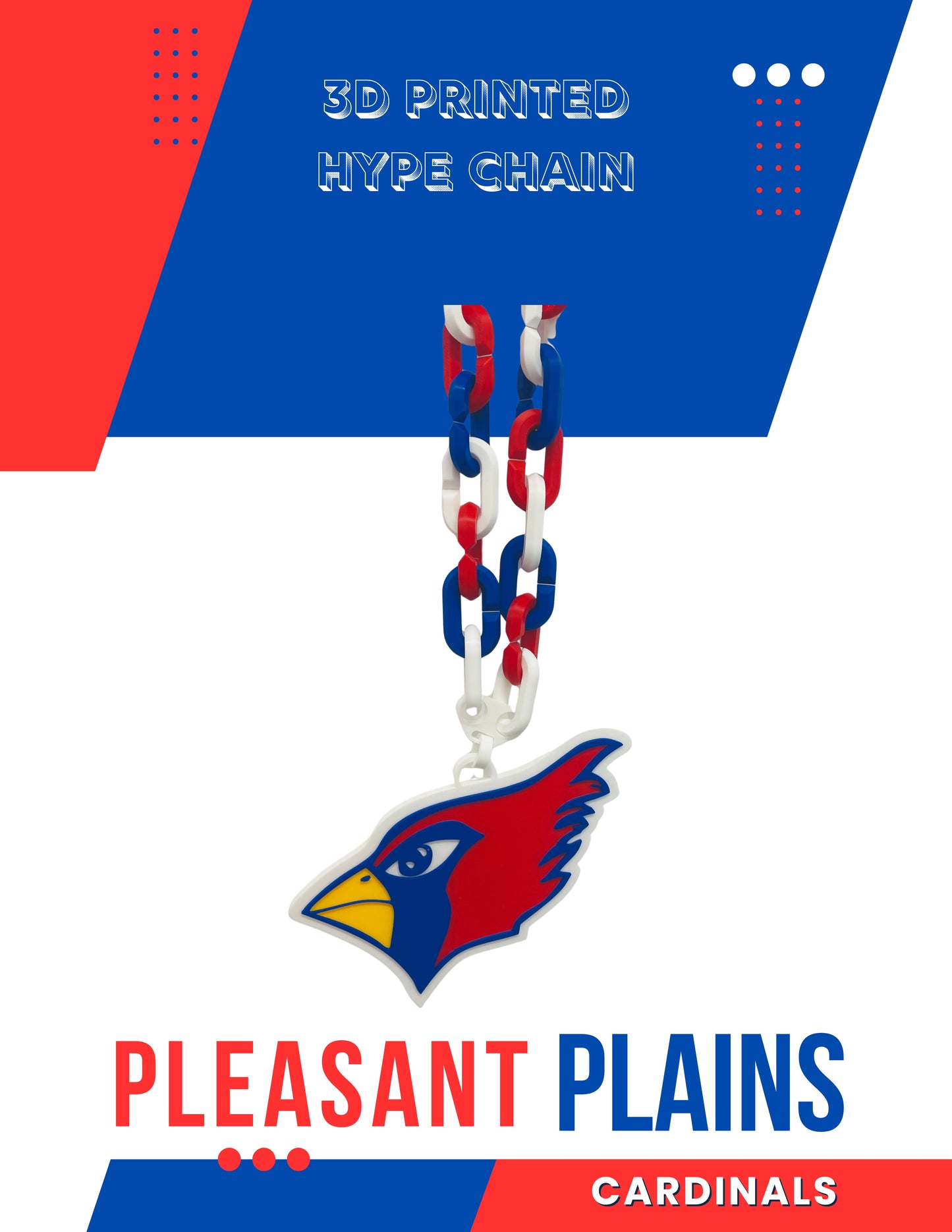 PP Cardinals 3D Printed Hype Chain