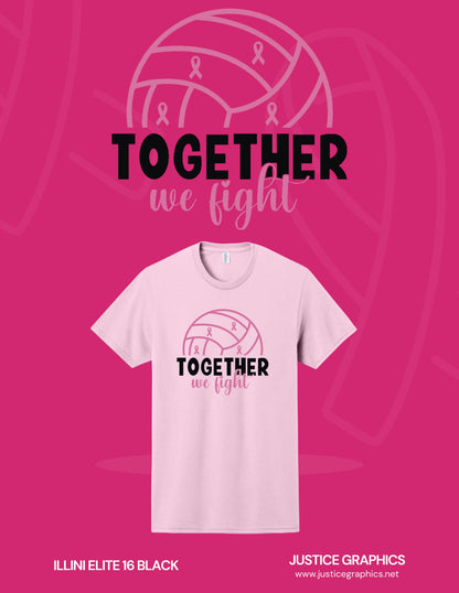 Breast Cancer Awareness Volleyball Unisex T-Shirt (P.29M/29B)