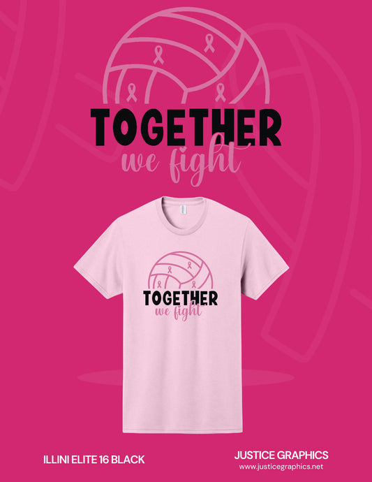 Breast Cancer Awareness Volleyball Unisex T-Shirt (P.29M/29B)
