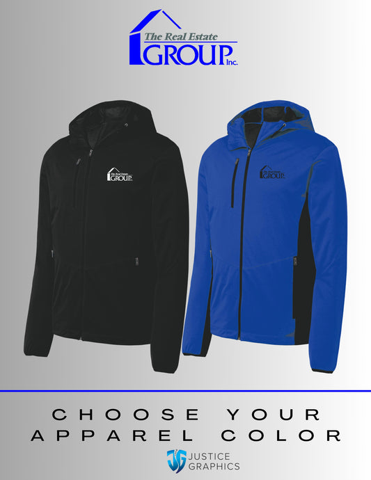 The Real Estate Group Port Authority® Active Hooded Soft Shell Jacket (E.J719)