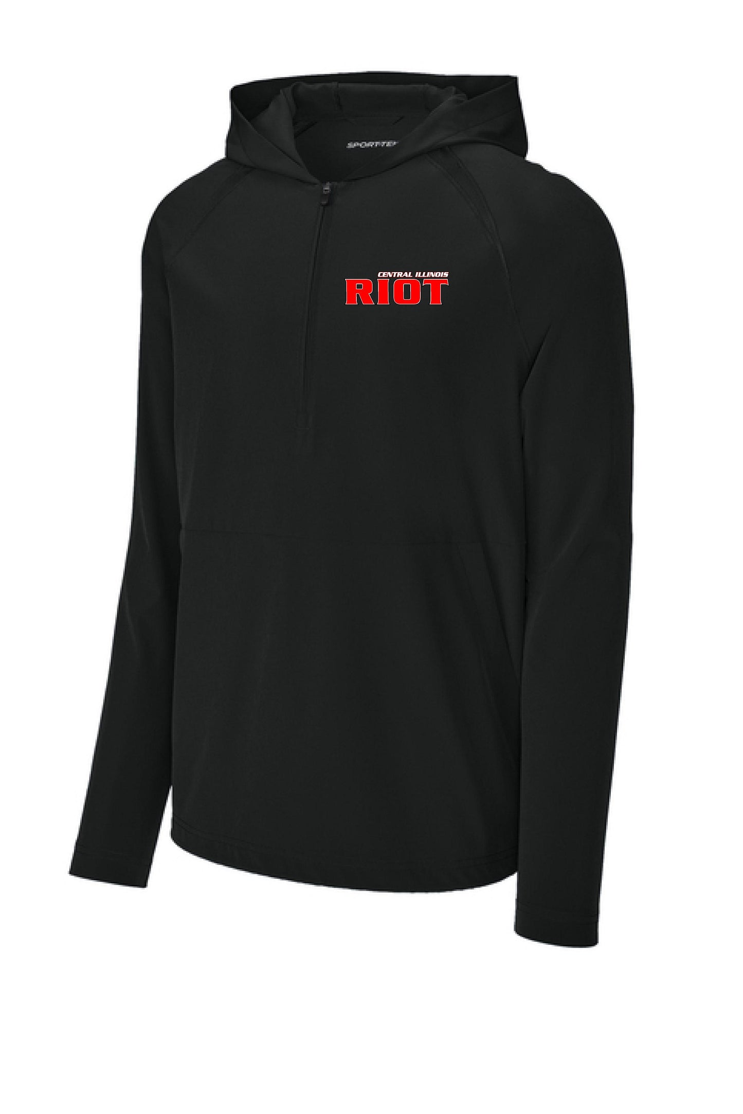 RIOT SOFTBALL Sport-Tek® Repeat 1/2-Zip Long Sleeve Hooded Jacket (E.JST488)