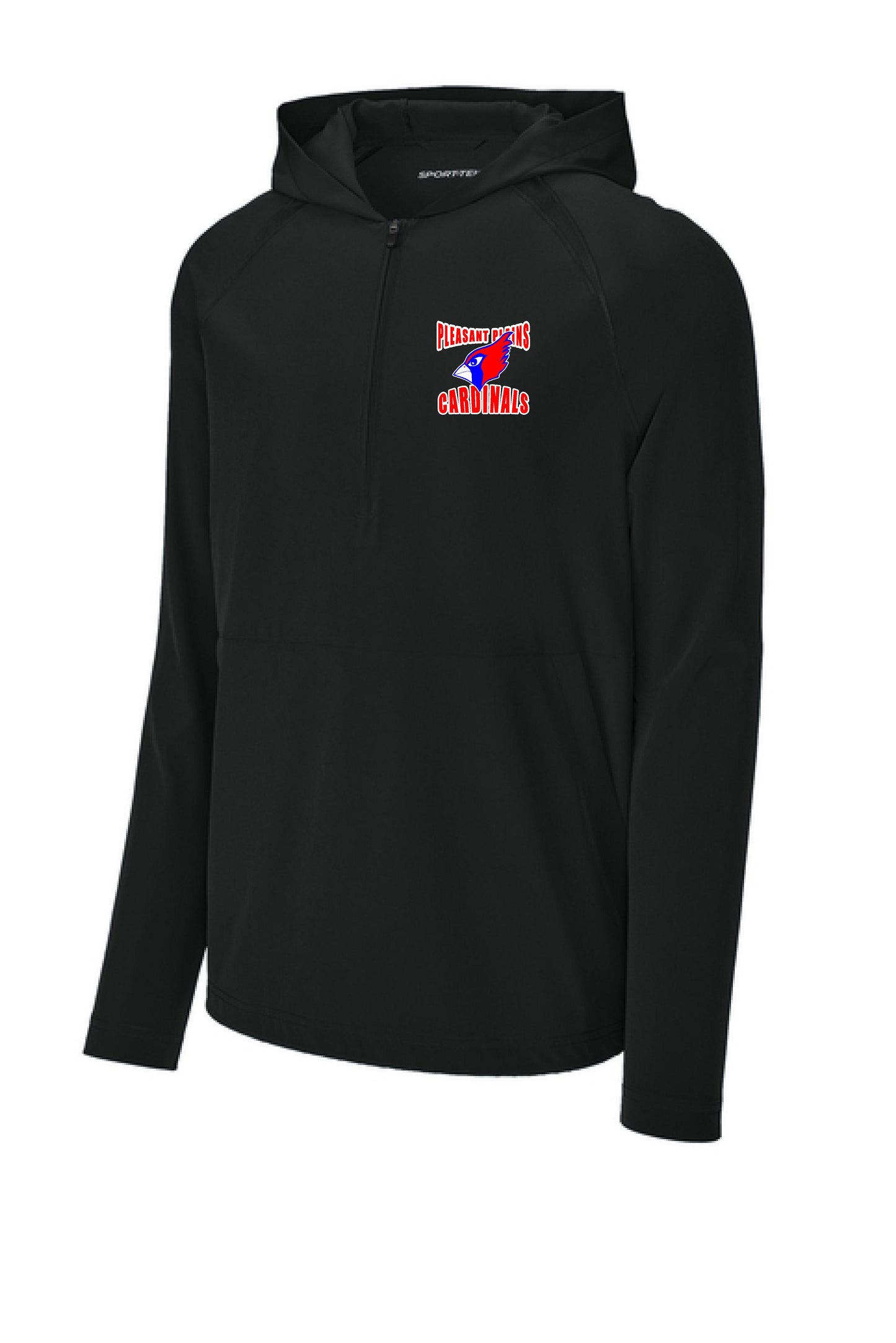PP Cardinals Sport-Tek® Repeat 1/2-Zip Long Sleeve Hooded Jacket (E.JST488)