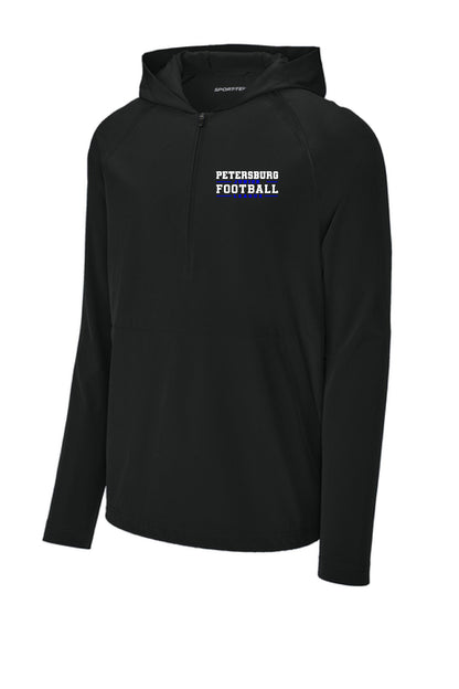 Petersburg Junior Football League Sport-Tek® Repeat 1/2-Zip Long Sleeve Hooded Jacket (E.JST488)