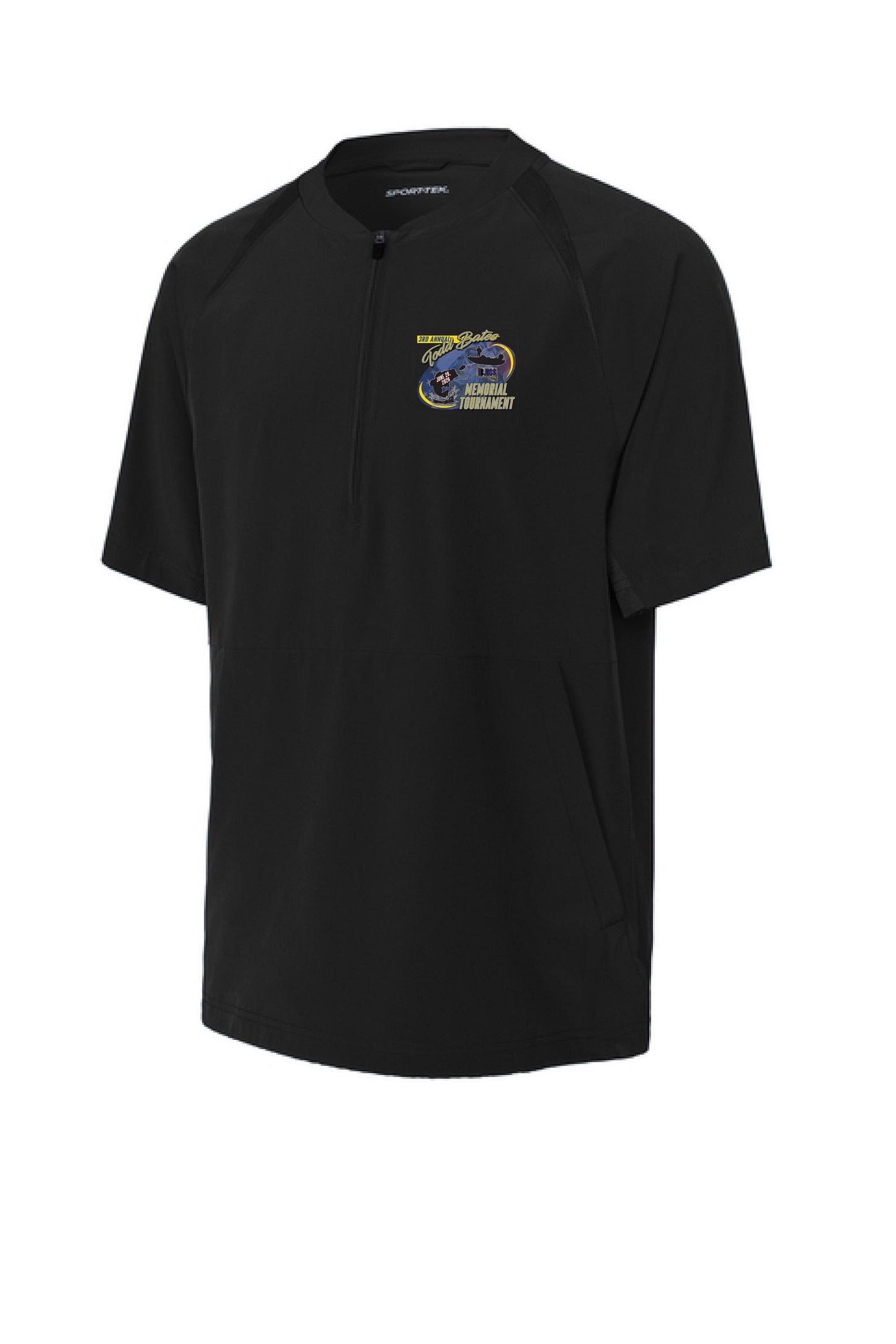 3rd Annual Todd Bates Memorial Tournament Sport-Tek® Repeat 1/2-Zip Short Sleeve Jacket (E.JST489)