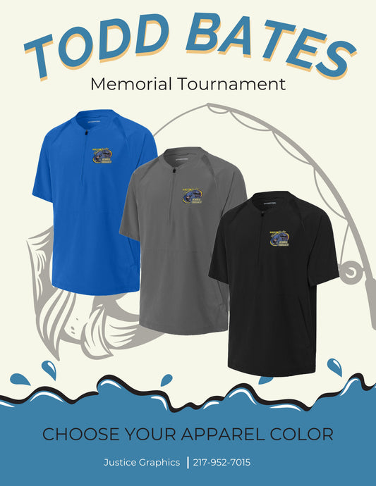 3rd Annual Todd Bates Memorial Tournament Sport-Tek® Repeat 1/2-Zip Short Sleeve Jacket (E.JST489)