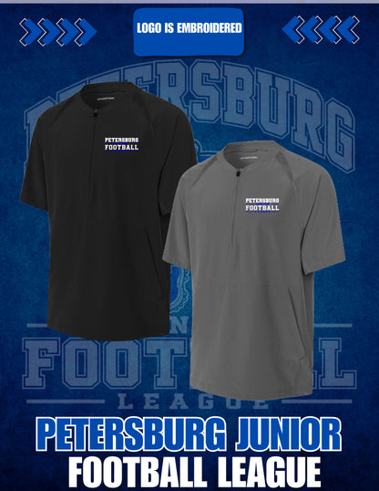 Petersburg Junior Football League Sport-Tek® Repeat 1/2-Zip Short Sleeve Jacket (E.JST489)