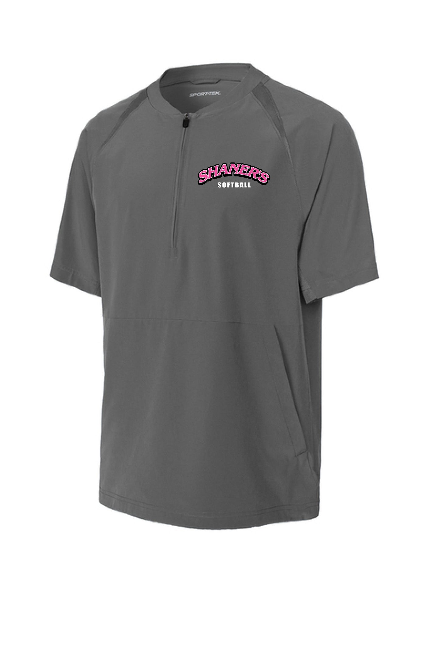 Shaner's Softball Sport-Tek® Repeat 1/2-Zip Short Sleeve Jacket (E.JST489)
