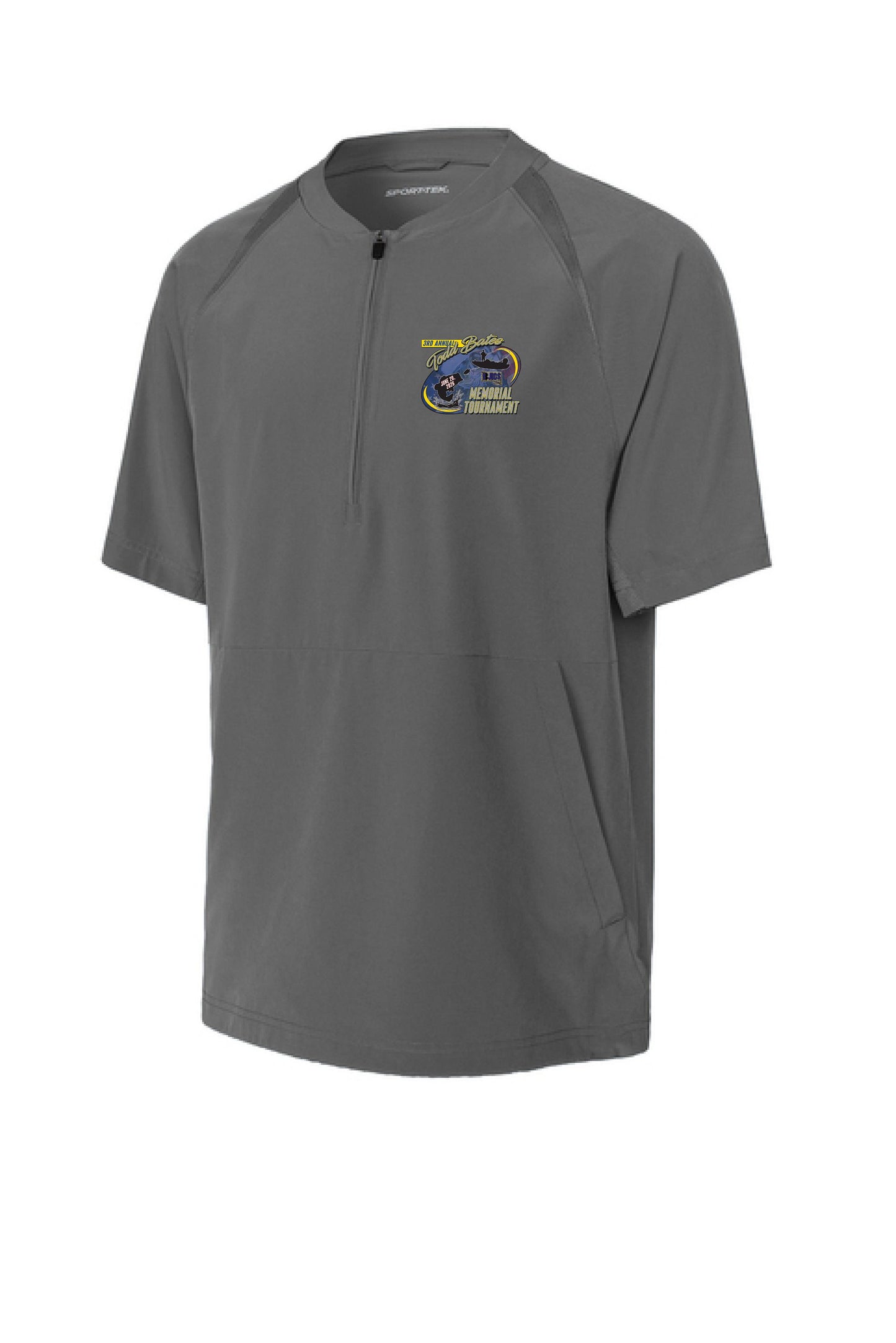 3rd Annual Todd Bates Memorial Tournament Sport-Tek® Repeat 1/2-Zip Short Sleeve Jacket (E.JST489)