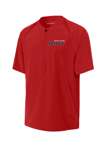 RIOT SOFTBALL Sport-Tek® Repeat 1/2-Zip Short Sleeve Jacket (E.JST489)