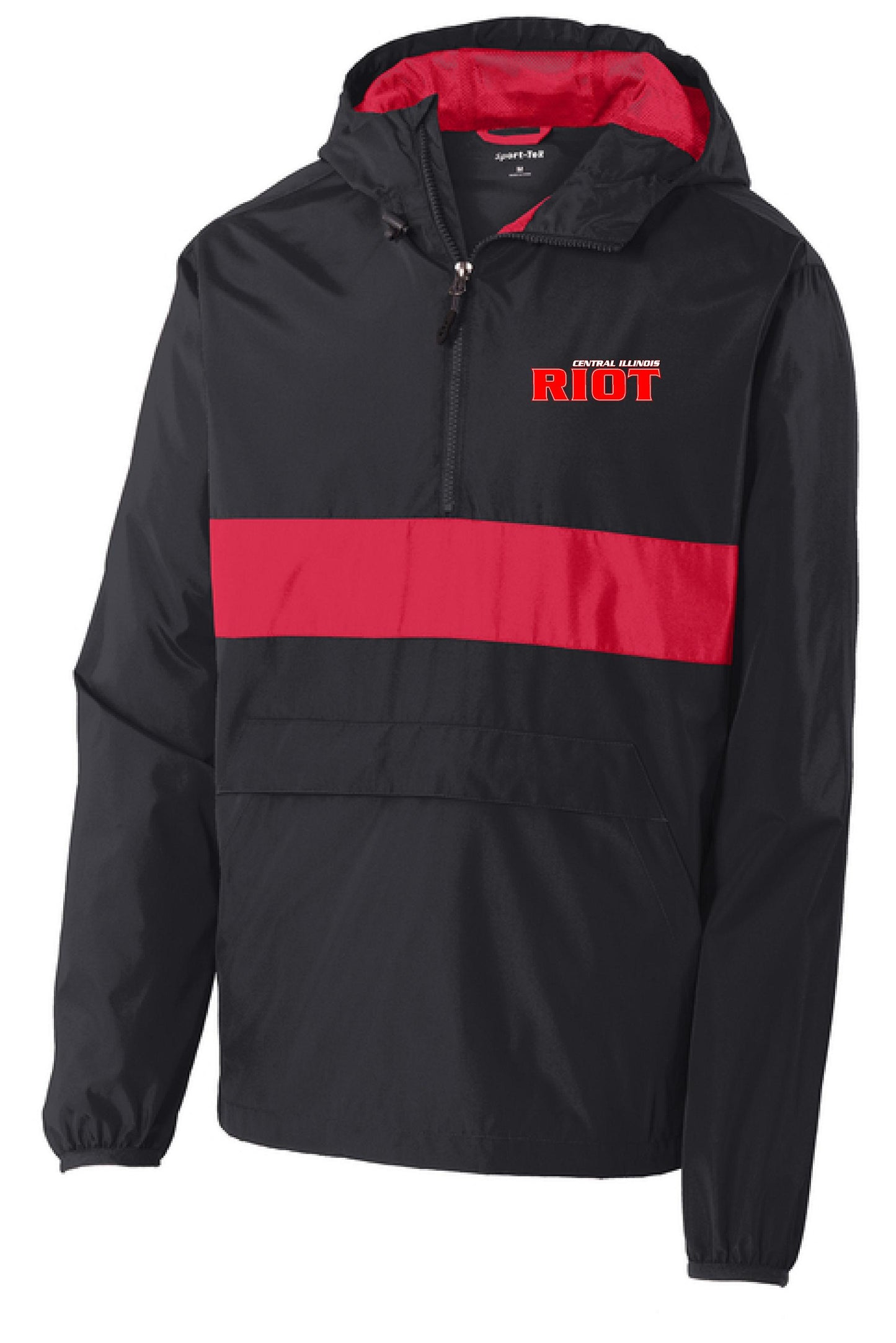 RIOT SOFTBALL Sport-Tek® Zipped Pocket Anorak (E. JST65)